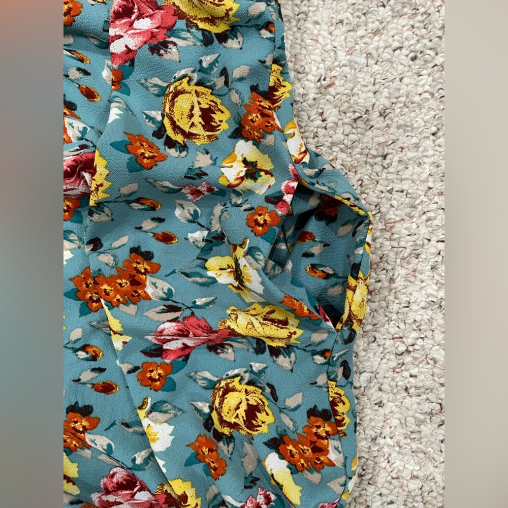 {Xhilaration} offshoulder  dress floral print Women's size M - Picture 8 of 9